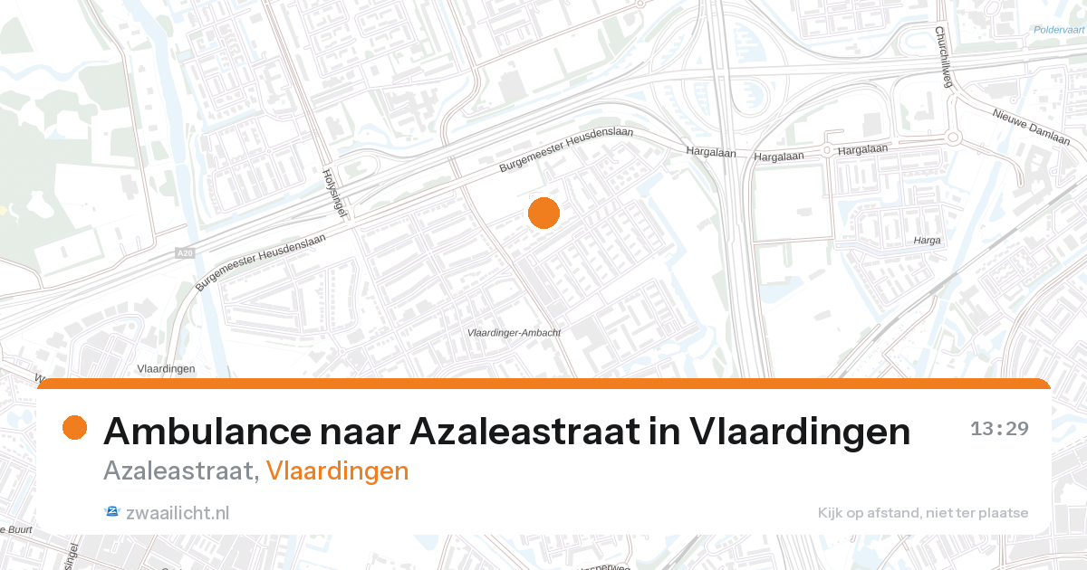 Ambulance naar Azaleastraat in Vlaardingen — 27 aug 2026