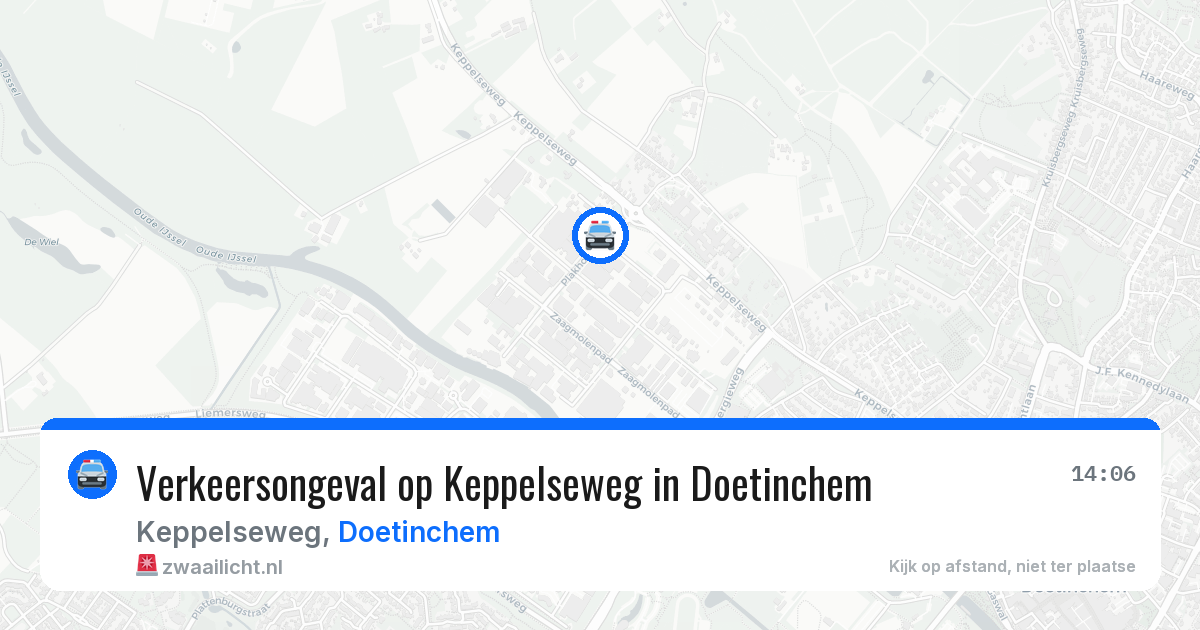 Verkeersongeval op Keppelseweg in Doetinchem — 3 jul 2026