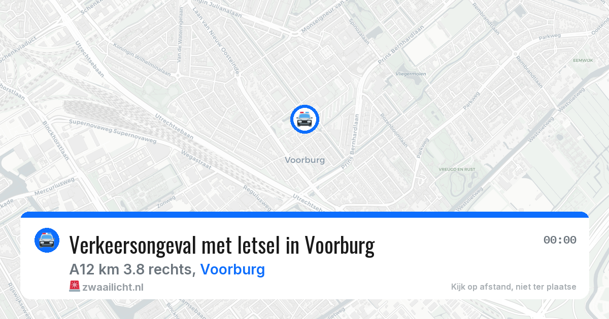 Verkeersongeval met letsel in Voorburg — 28 mei 2026