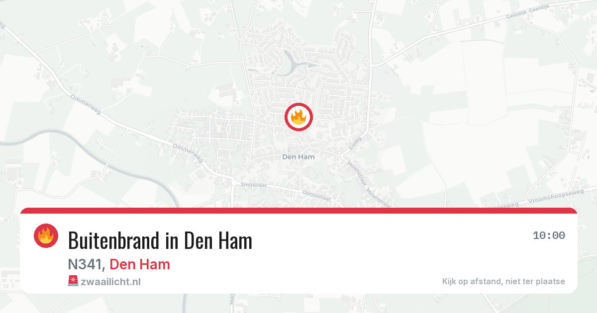 Buitenbrand in Den Ham — 5 aug 2026