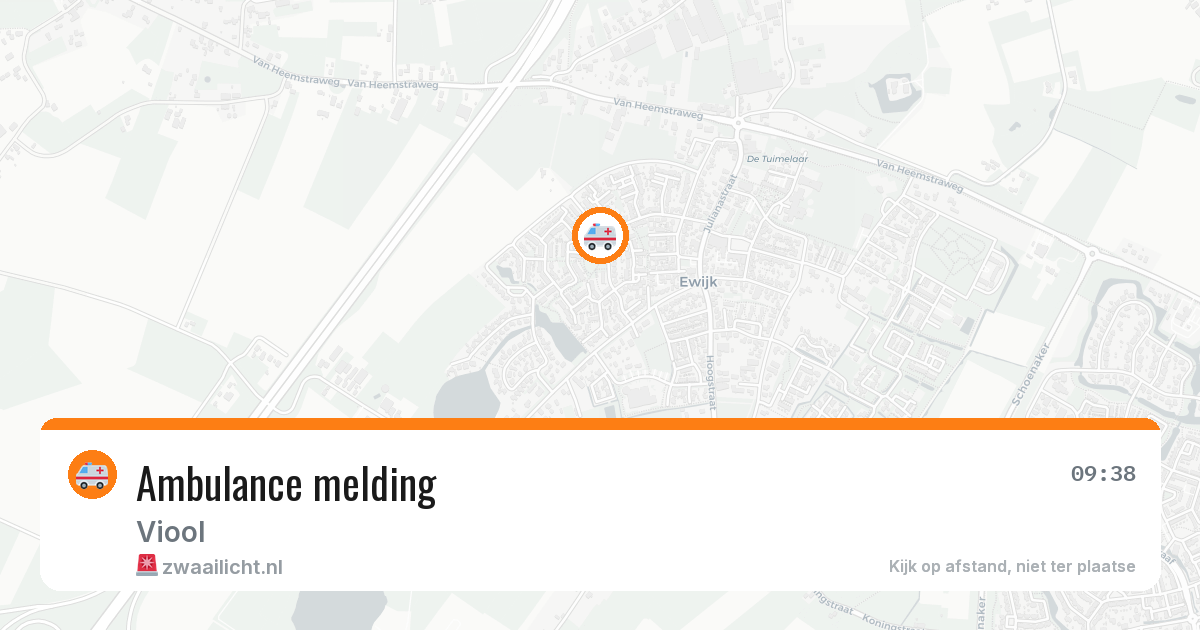 Ambulance melding — 12 jul 2026