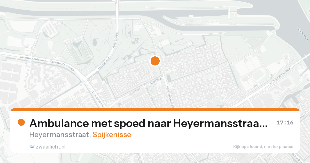 Ambulance met spoed naar Heyermansstraat in Spijkenisse — 30 jan 2026