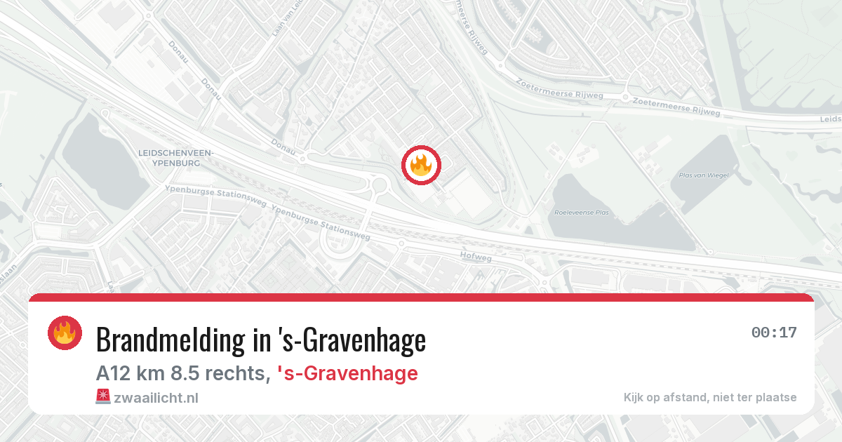 Brandmelding in 's-Gravenhage — 14 aug 2026