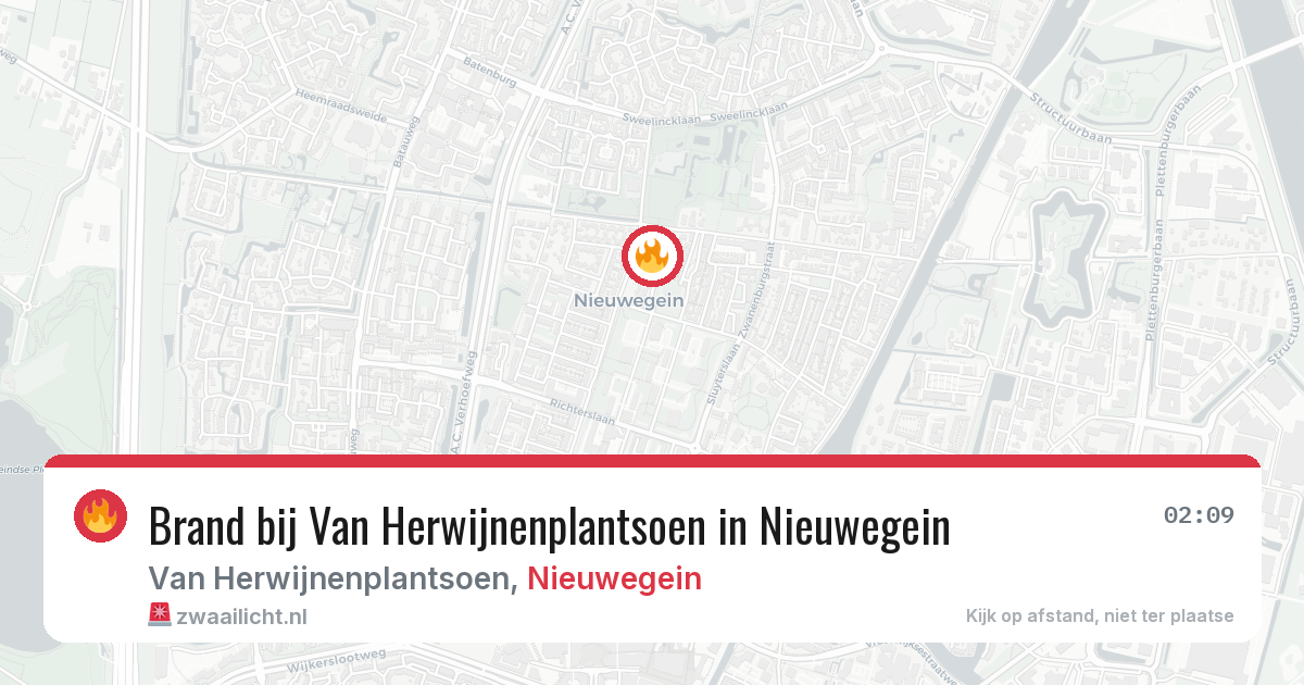 Brand bij Van Herwijnenplantsoen in Nieuwegein — 29 jun 2026