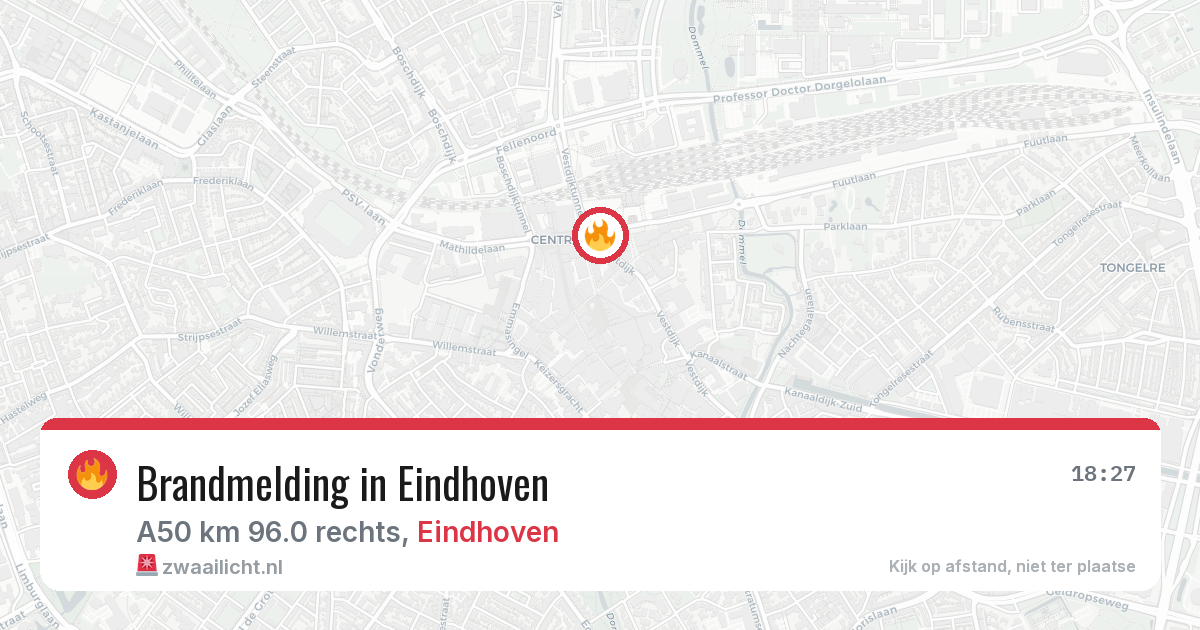 Brandmelding in Eindhoven — 25 jan 2026