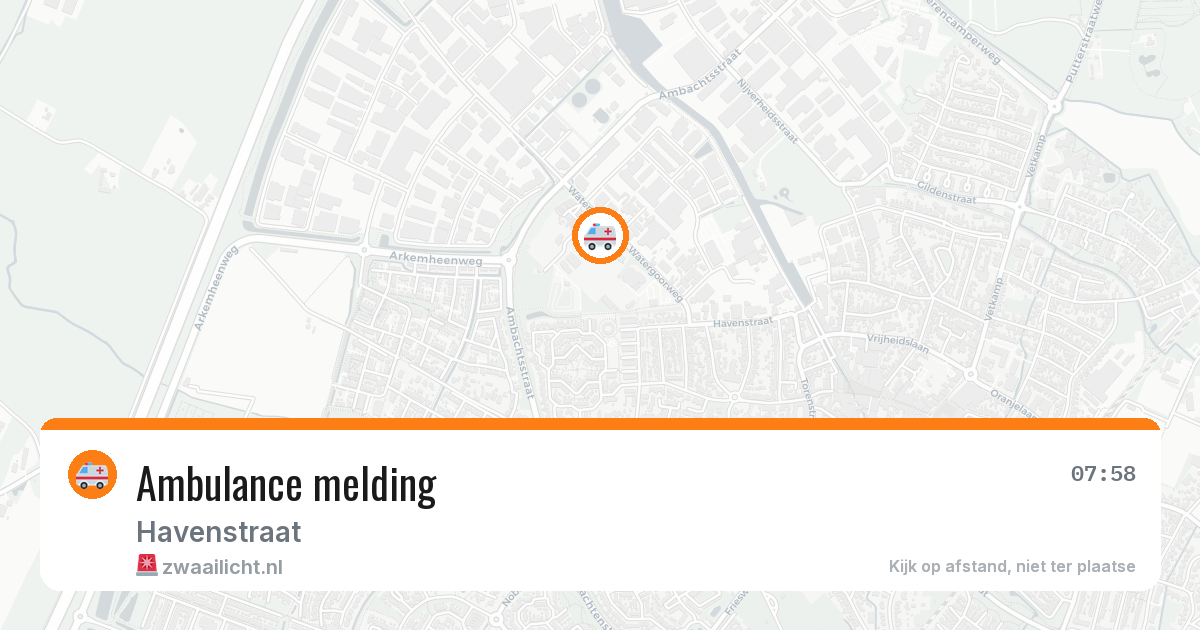 Ambulance melding — 14 jul 2026