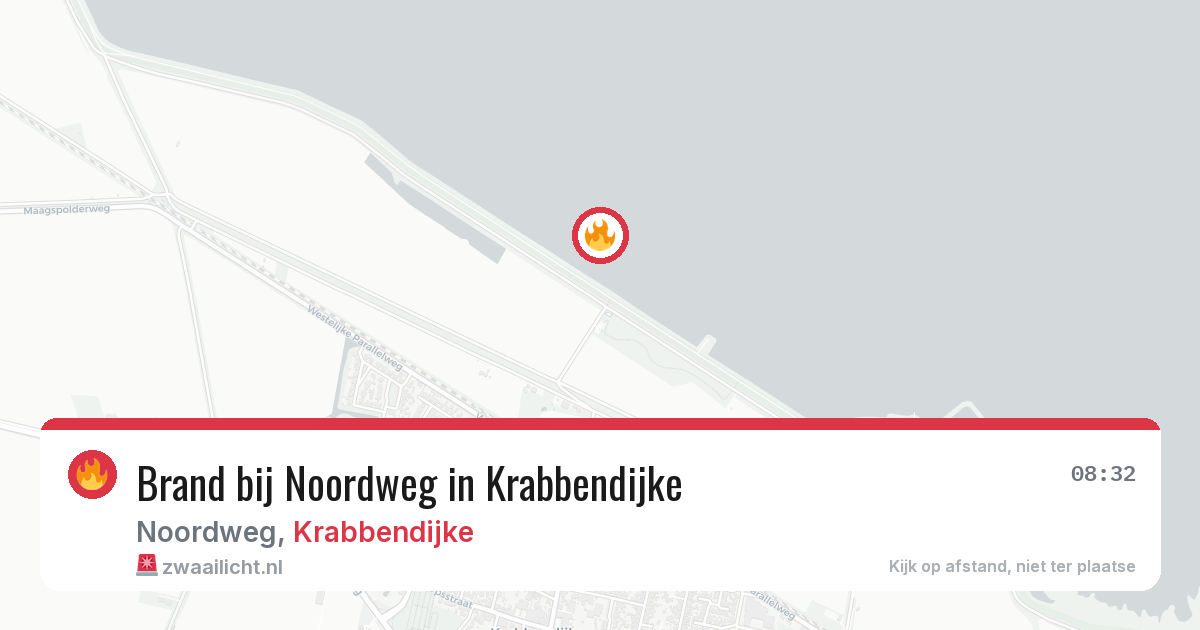 Brand bij Noordweg in Krabbendijke — 23 feb 2026