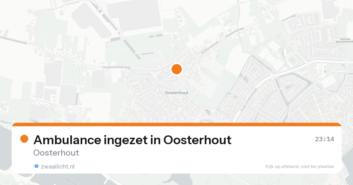 Ambulance ingezet in Oosterhout — 7 feb 2026