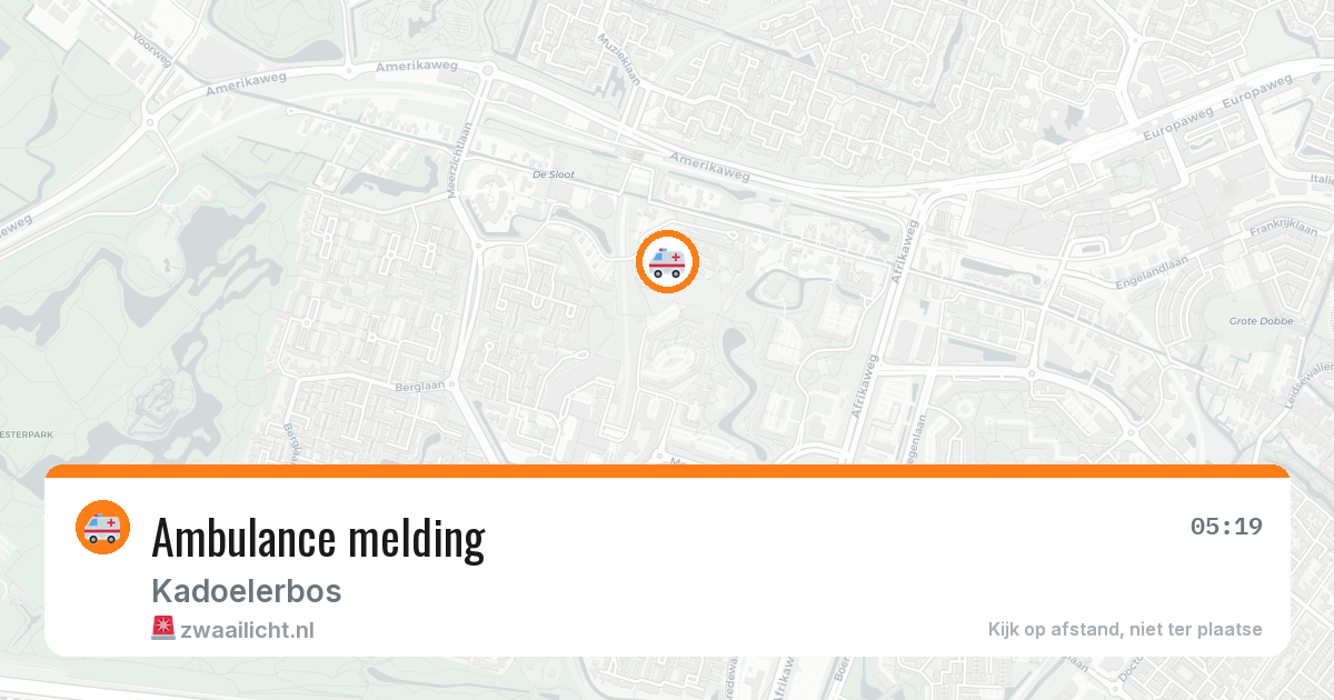 Ambulance melding — 30 jan 2026