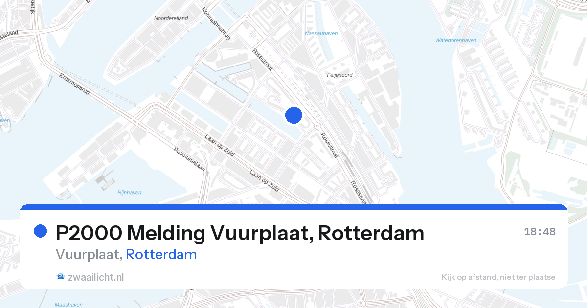 P2000 Melding Vuurplaat, Rotterdam — 28 aug 2026