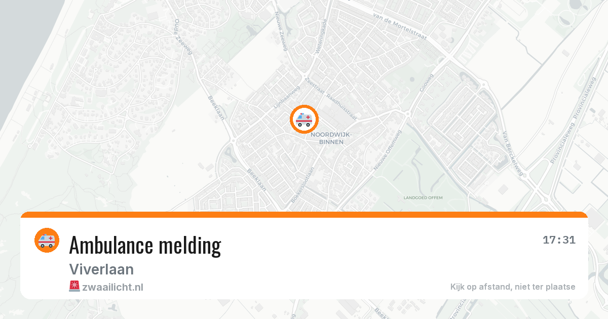 Ambulance melding — 6 mei 2026