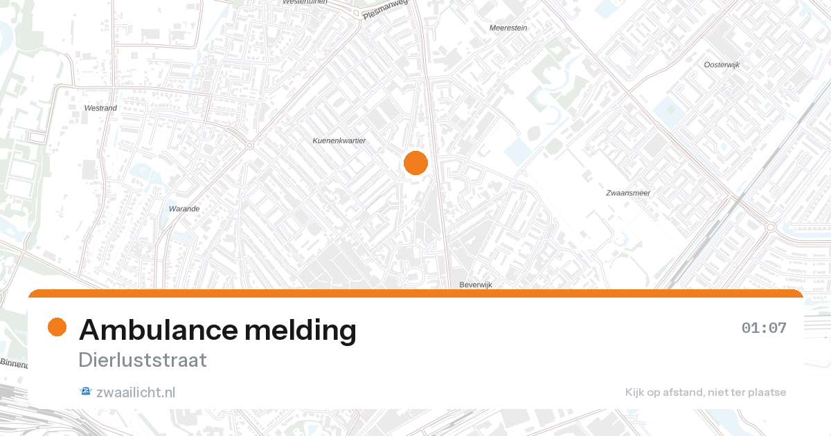 Ambulance melding — 7 feb 2026