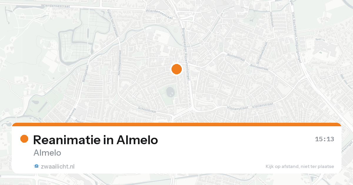Reanimatie in Almelo — 23 aug 2026