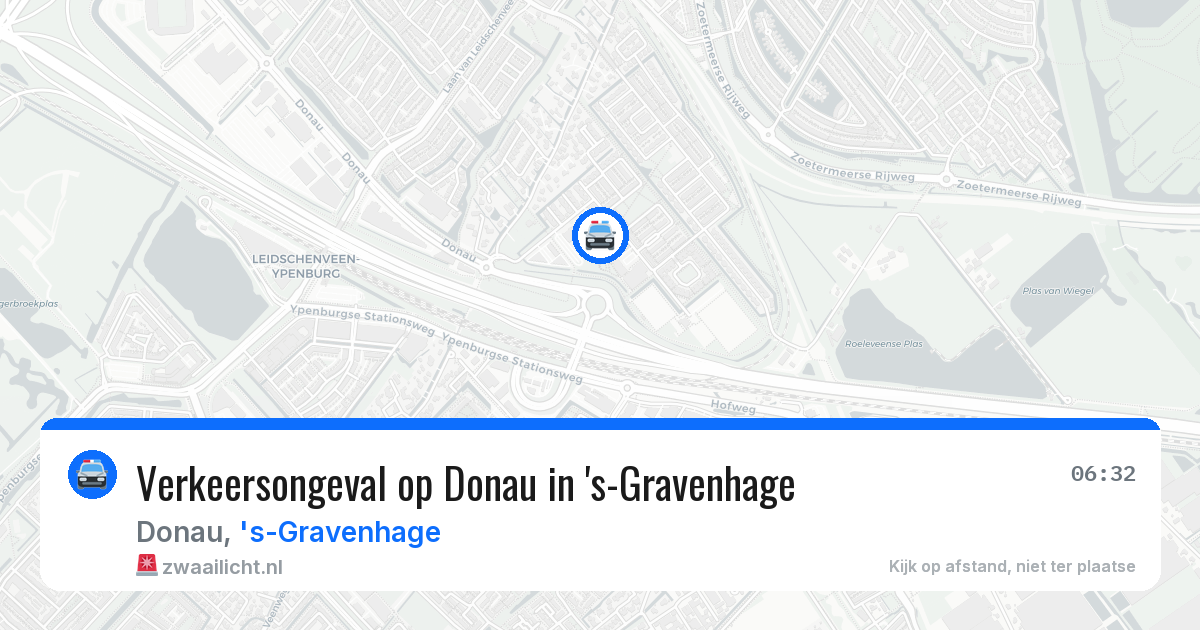 Verkeersongeval op Donau in 's-Gravenhage — 20 mei 2026
