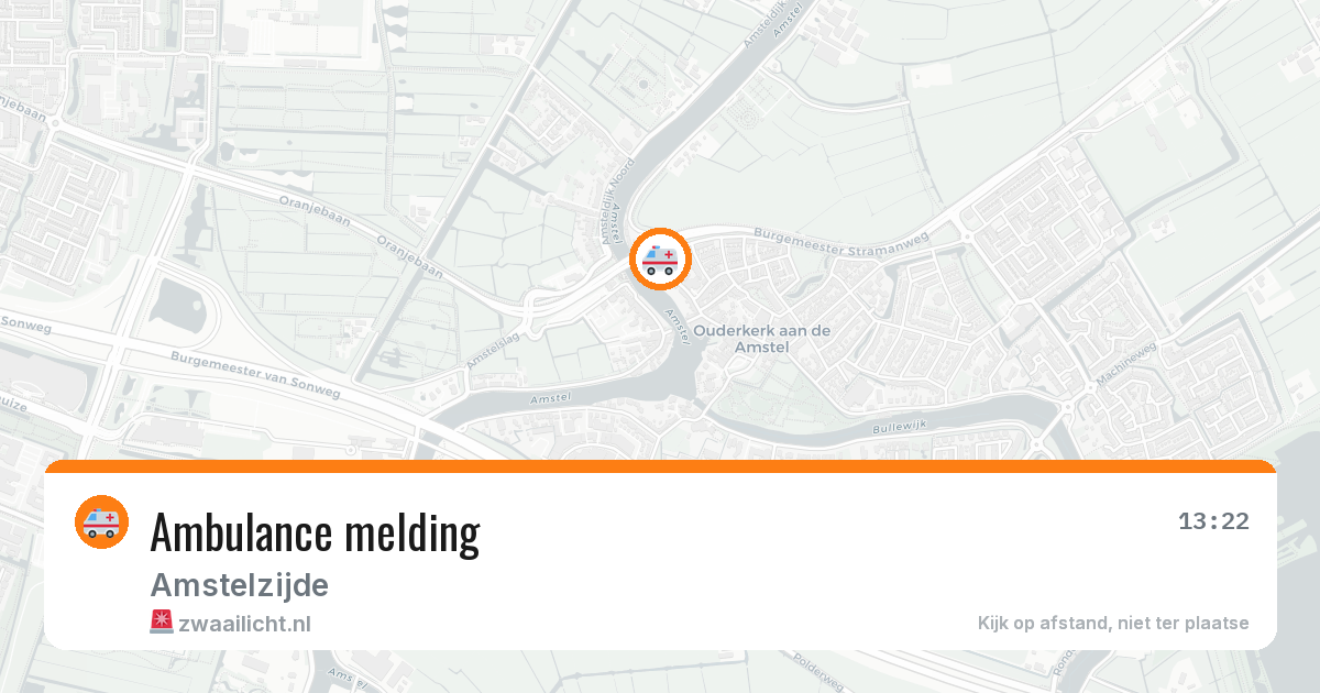 Ambulance melding — 21 jun 2026