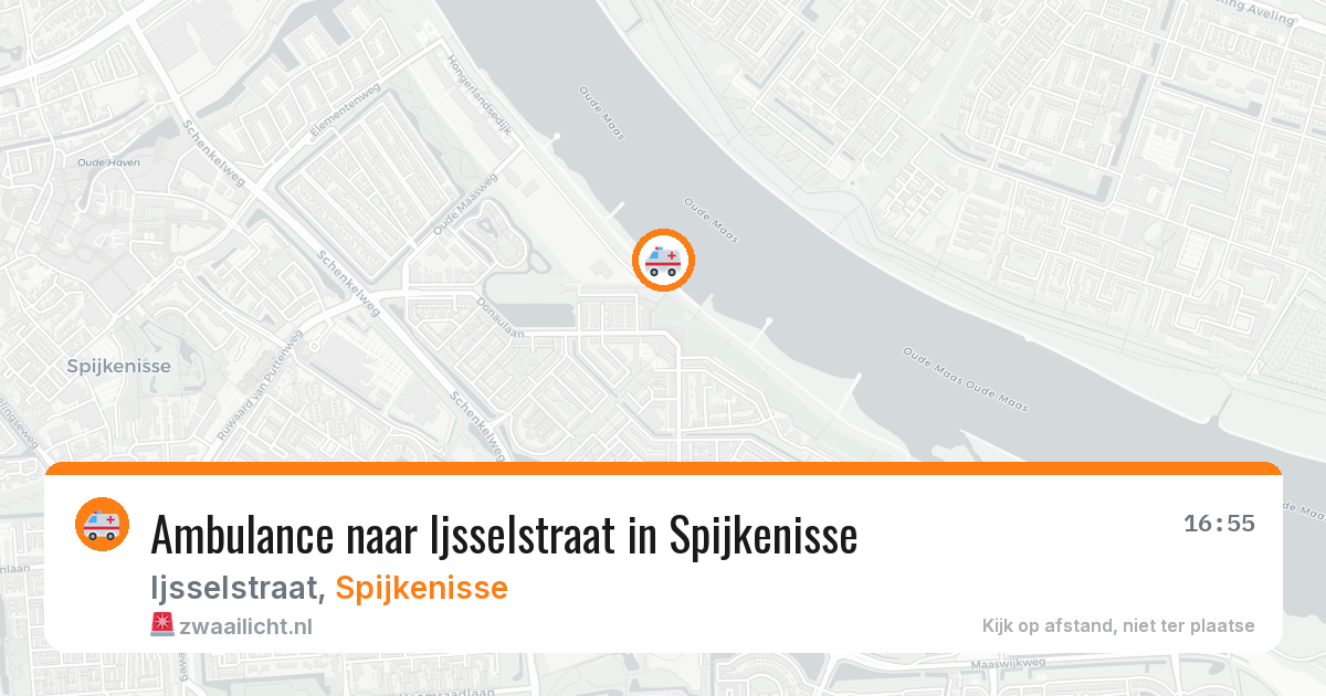 Ambulance naar Ijsselstraat in Spijkenisse — 1 jul 2026