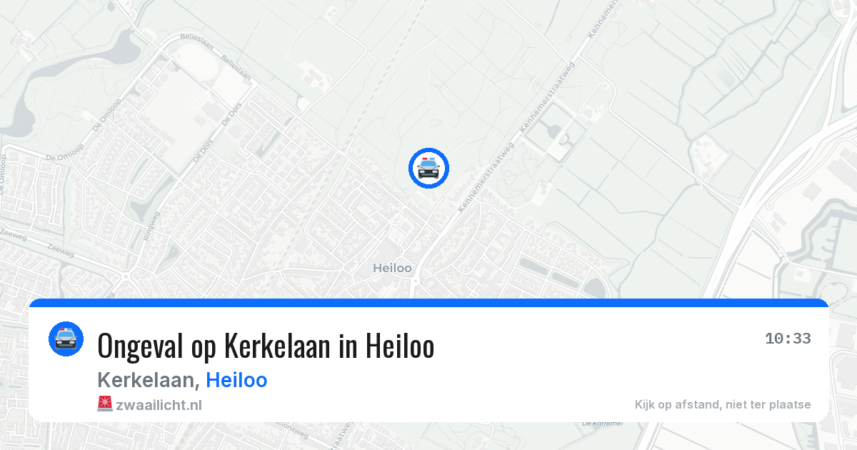 Ongeval op Kerkelaan in Heiloo — 16 jun 2026