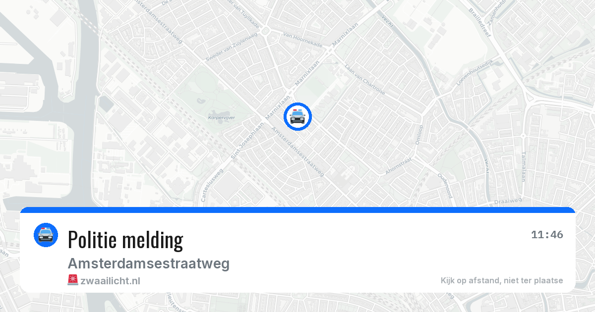 Politie melding — 3 jul 2026