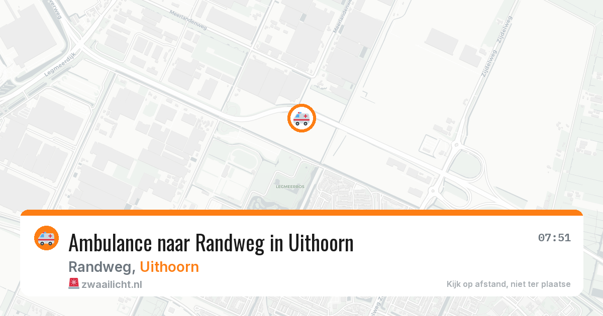 Ambulance naar Randweg in Uithoorn — 18 jul 2026