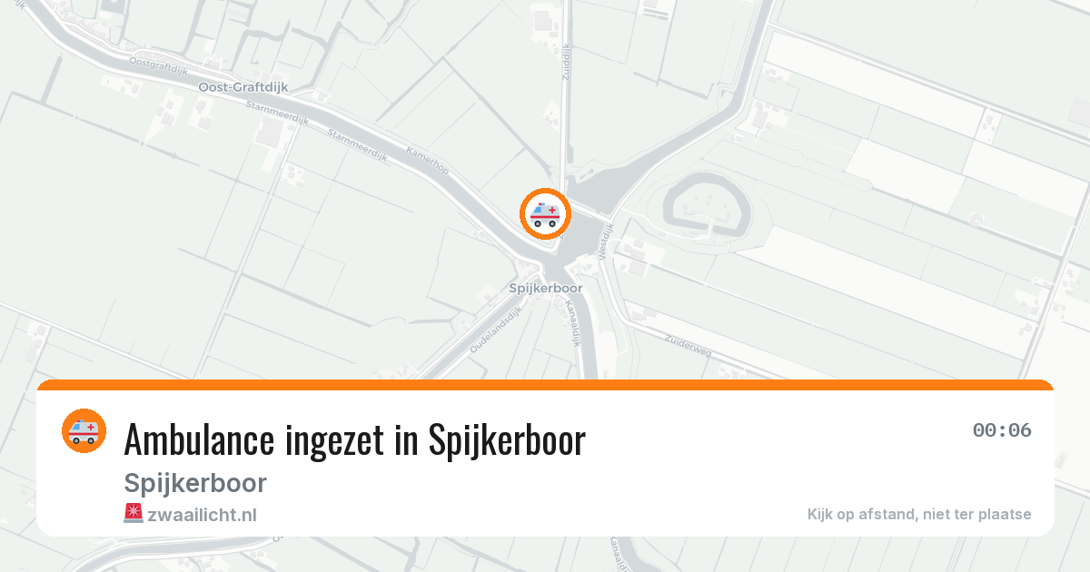 Ambulance ingezet in Spijkerboor — 4 apr 2026
