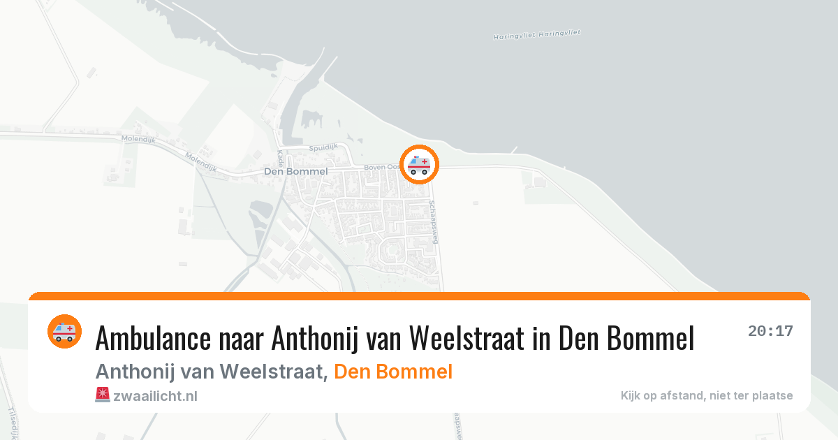 Ambulance naar Anthonij van Weelstraat in Den Bommel — 17 feb 2026