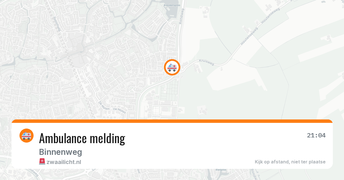 Ambulance melding — 23 jun 2026