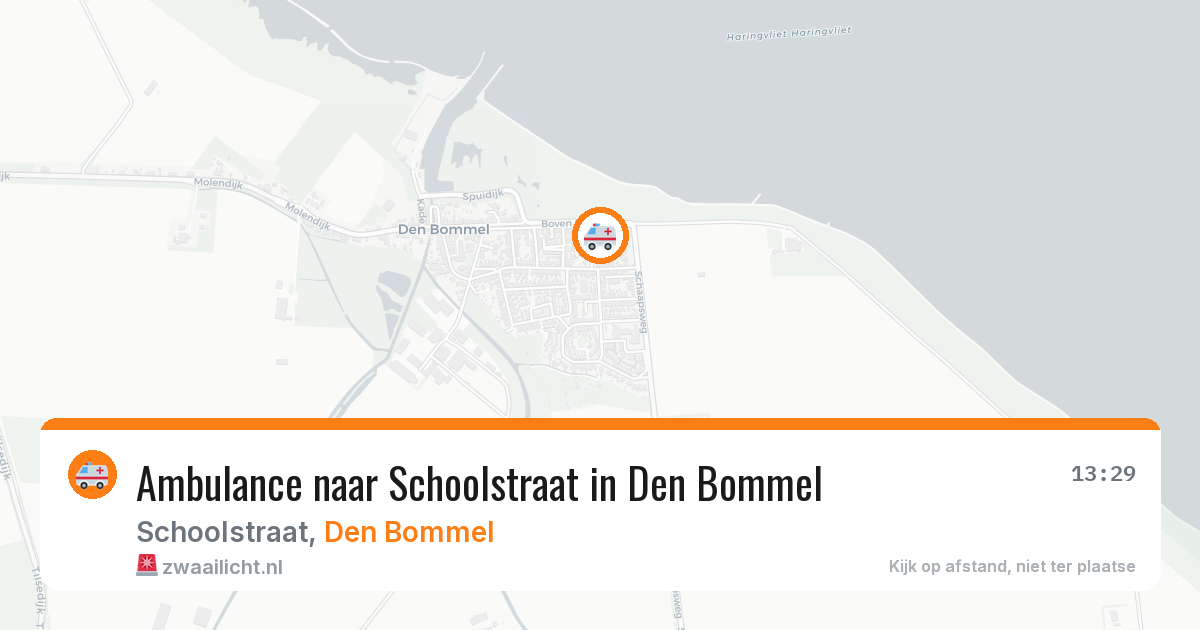 Ambulance naar Schoolstraat in Den Bommel — 18 feb 2026