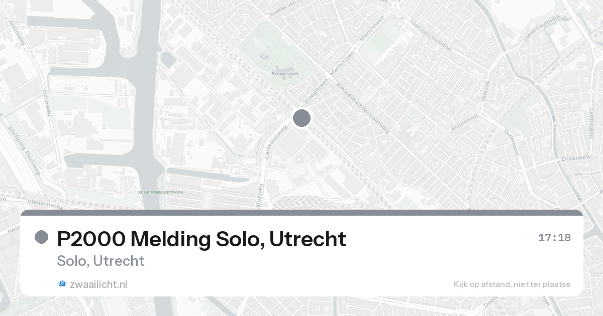 P2000 Melding Solo, Utrecht — 16 aug 2026