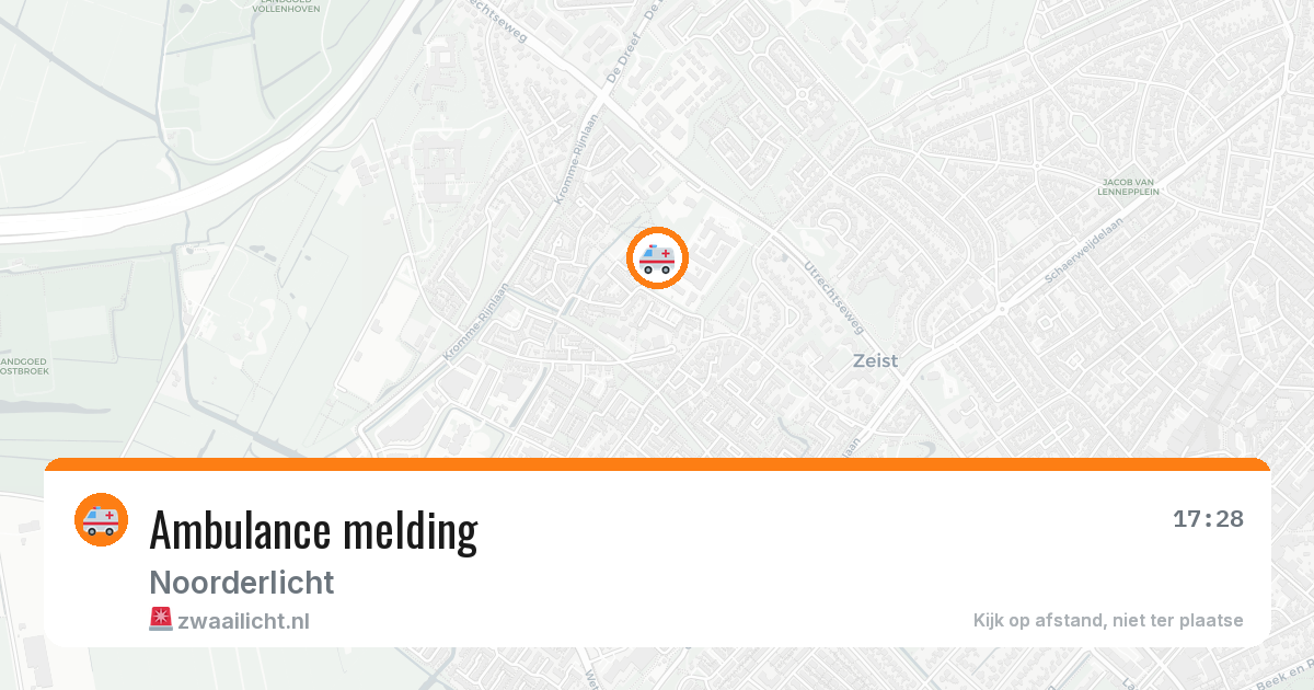 Ambulance melding — 8 feb 2026