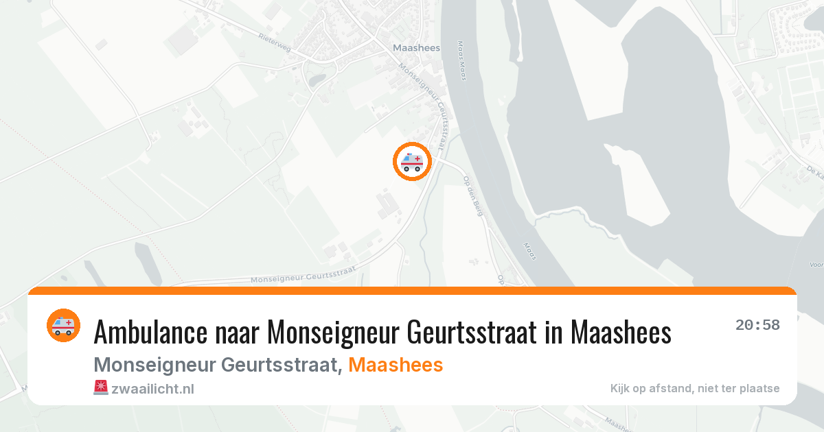 Ambulance naar Monseigneur Geurtsstraat in Maashees — 23 jun 2026