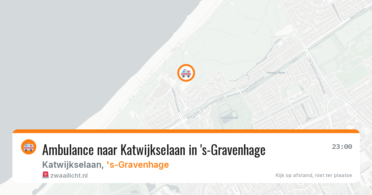 Ambulance naar Katwijkselaan in 's-Gravenhage — 2 apr 2026