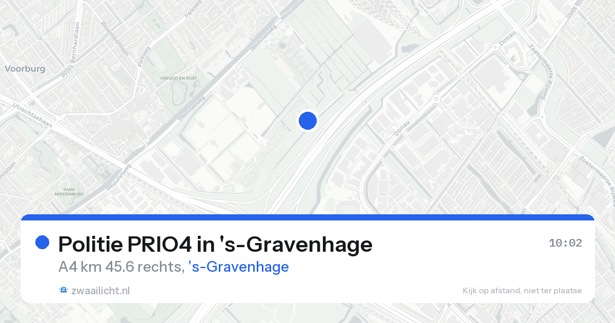 Politie PRIO4 in 's-Gravenhage — 21 aug 2026 | 🚨 Zwaailicht.nl