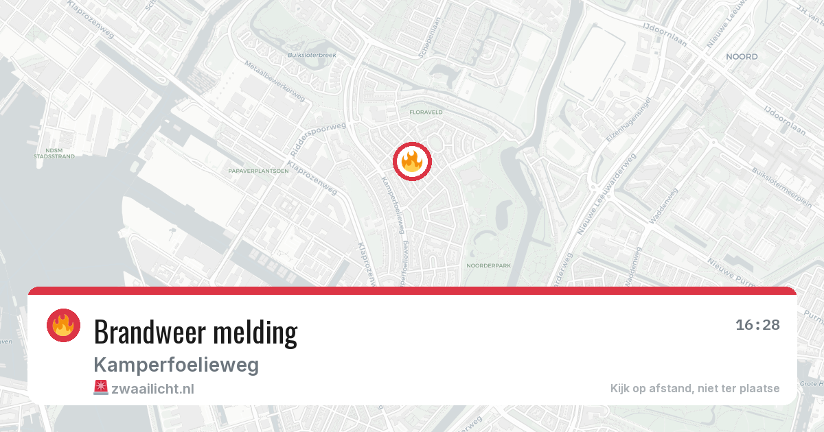 Brandweer melding — 10 jun 2026