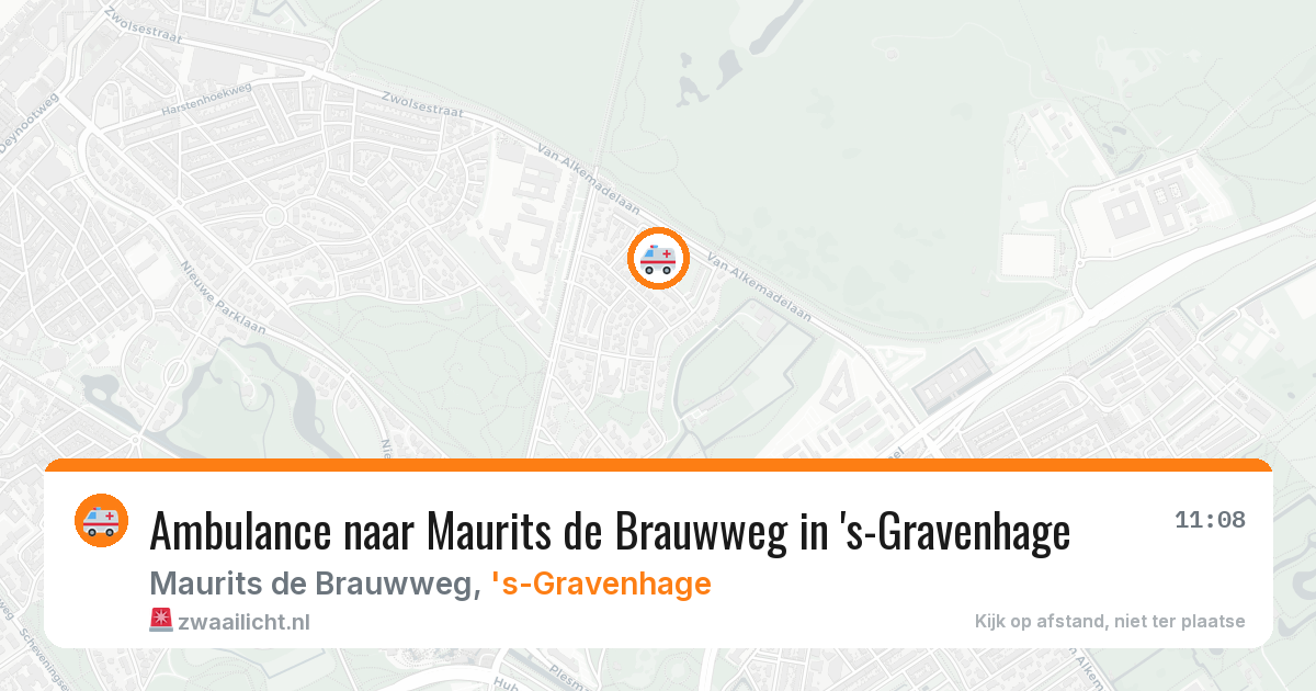 Ambulance naar Maurits de Brauwweg in 's-Gravenhage — 23 jun 2026