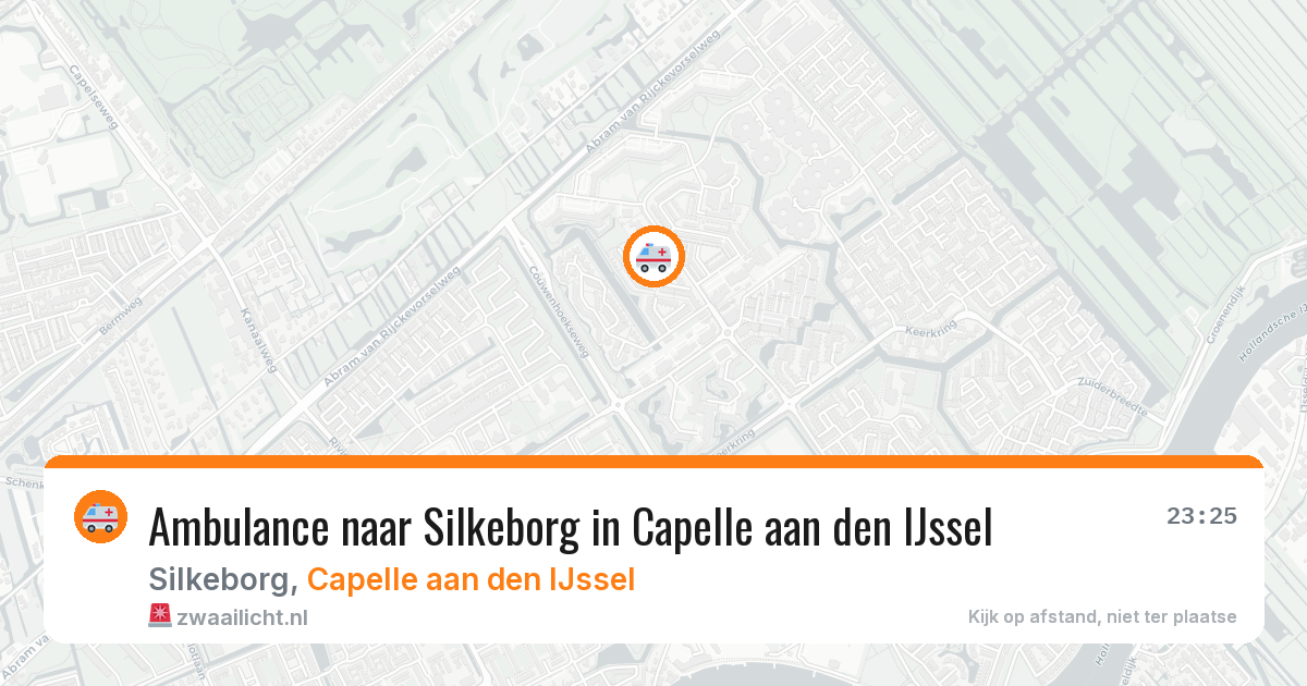 Ambulance naar Silkeborg in Capelle aan den IJssel — 22 mei 2026