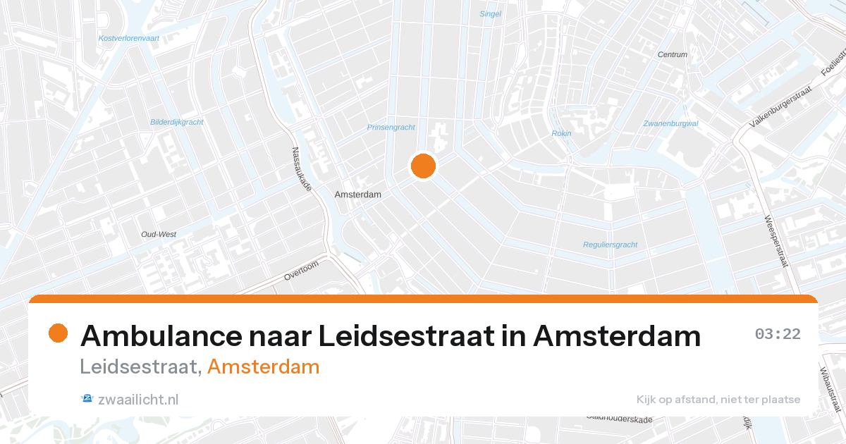 Ambulance naar Leidsestraat in Amsterdam — 7 feb 2026