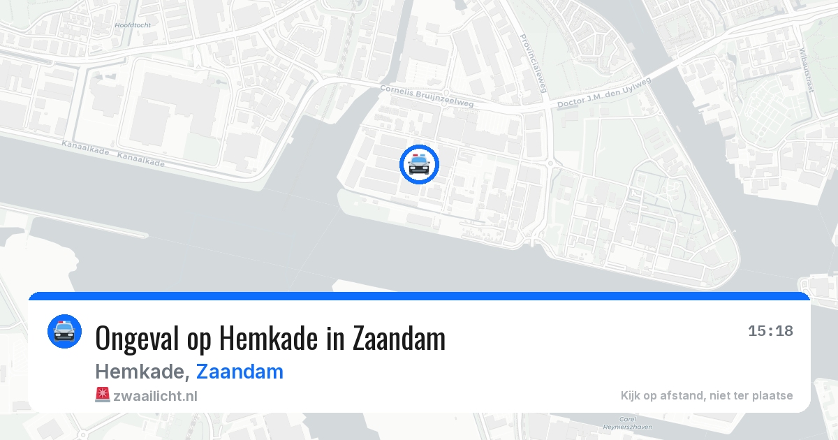 Ongeval op Hemkade in Zaandam — 29 mei 2026