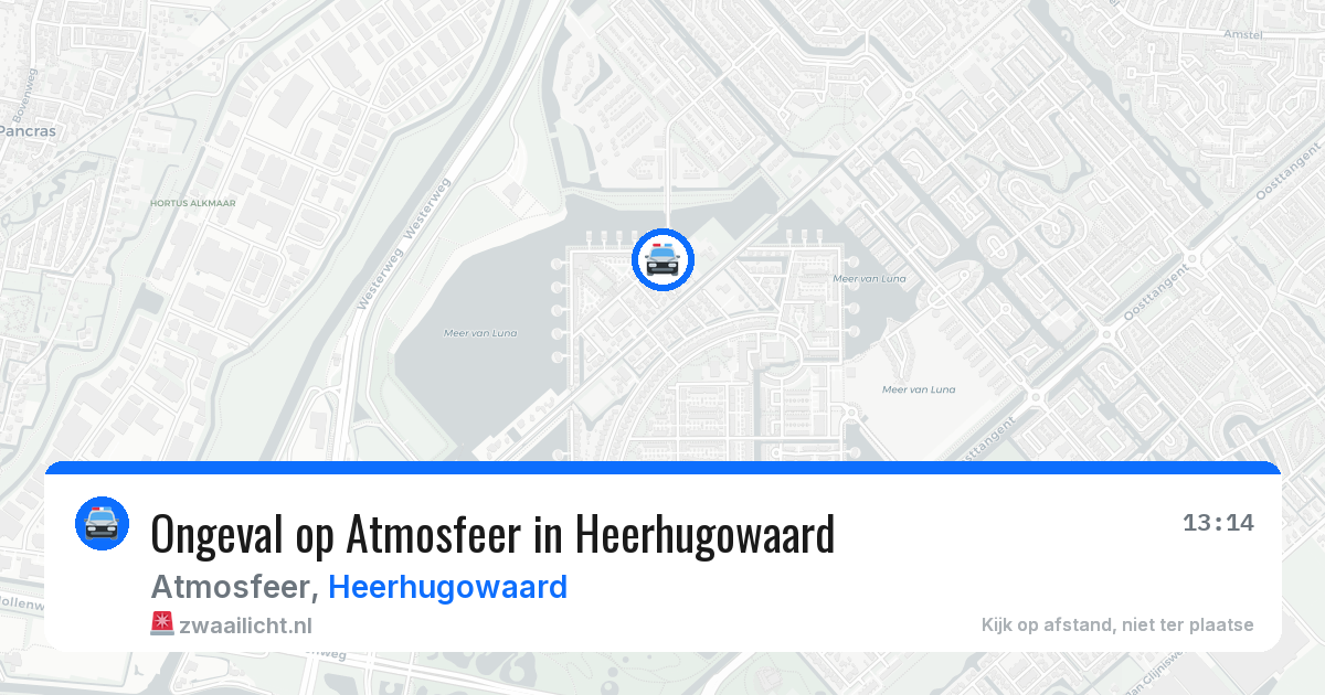 Ongeval op Atmosfeer in Heerhugowaard — 12 jun 2026