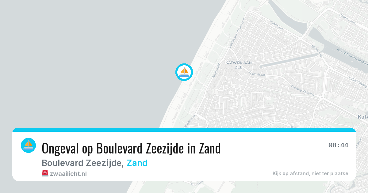 Ongeval op Boulevard Zeezijde in Zand — 2 aug 2026