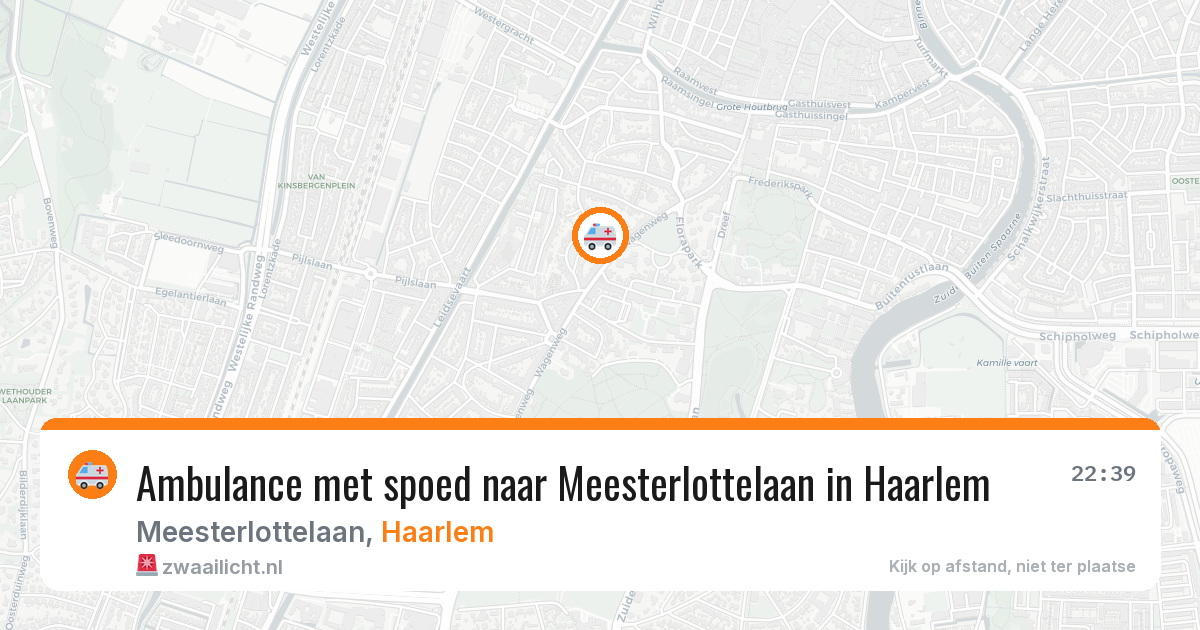 Ambulance met spoed naar Meesterlottelaan in Haarlem — 14 apr 2026