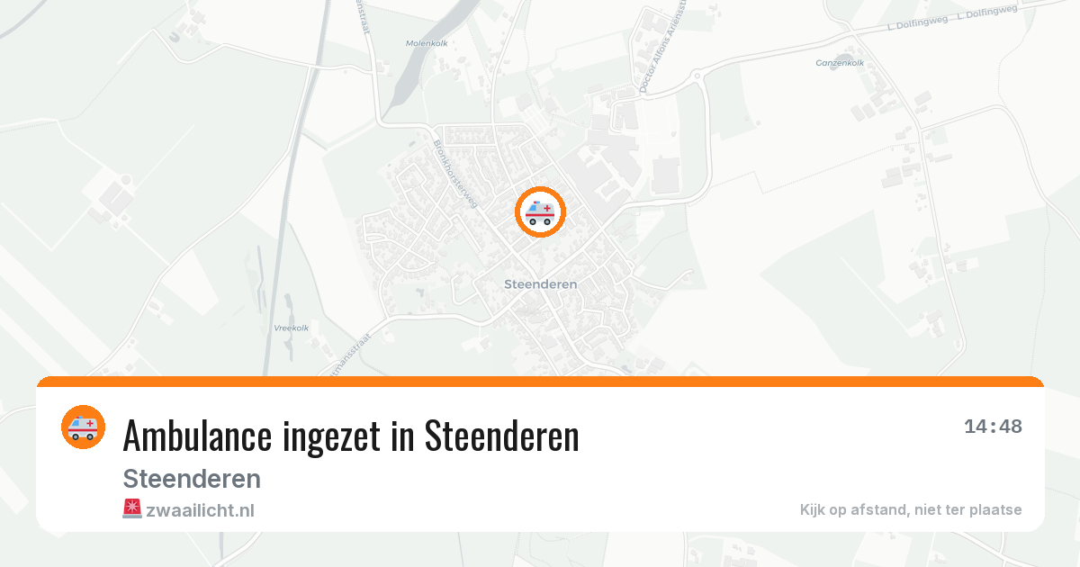 Ambulance ingezet in Steenderen — 29 jan 2026