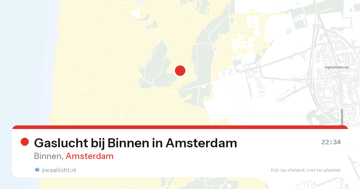 Gaslucht bij Binnen in Amsterdam — 26 aug 2026