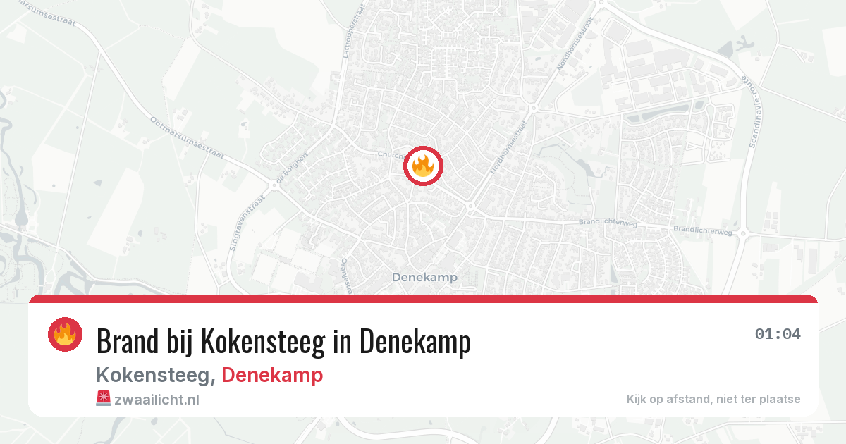 Brand bij Kokensteeg in Denekamp — 26 jul 2026