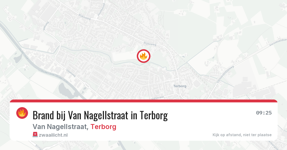 Brand bij Van Nagellstraat in Terborg — 29 jan 2026