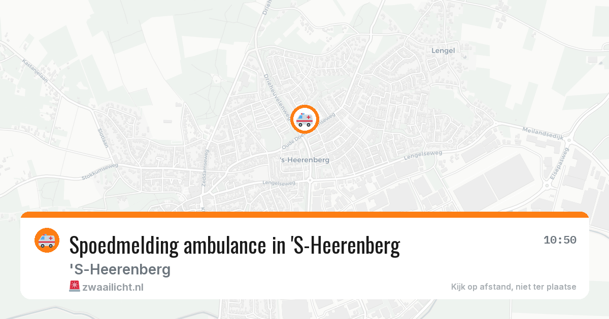 Spoedmelding ambulance in 'S-Heerenberg — 6 jul 2026