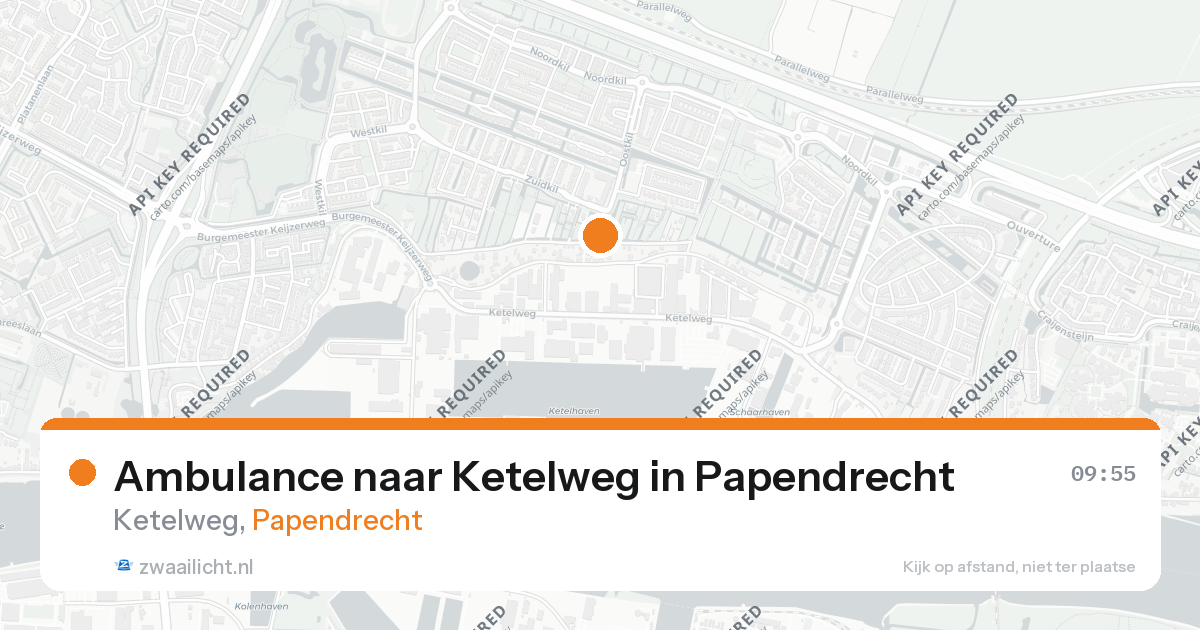 Ambulance naar Ketelweg in Papendrecht — 19 mrt 2026