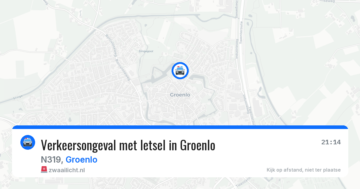Verkeersongeval met letsel in Groenlo — 28 jun 2026