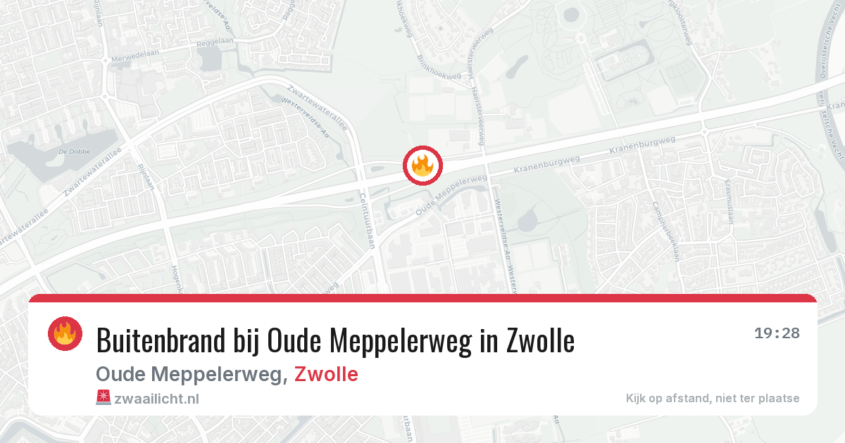 Buitenbrand bij Oude Meppelerweg in Zwolle — 26 jun 2026