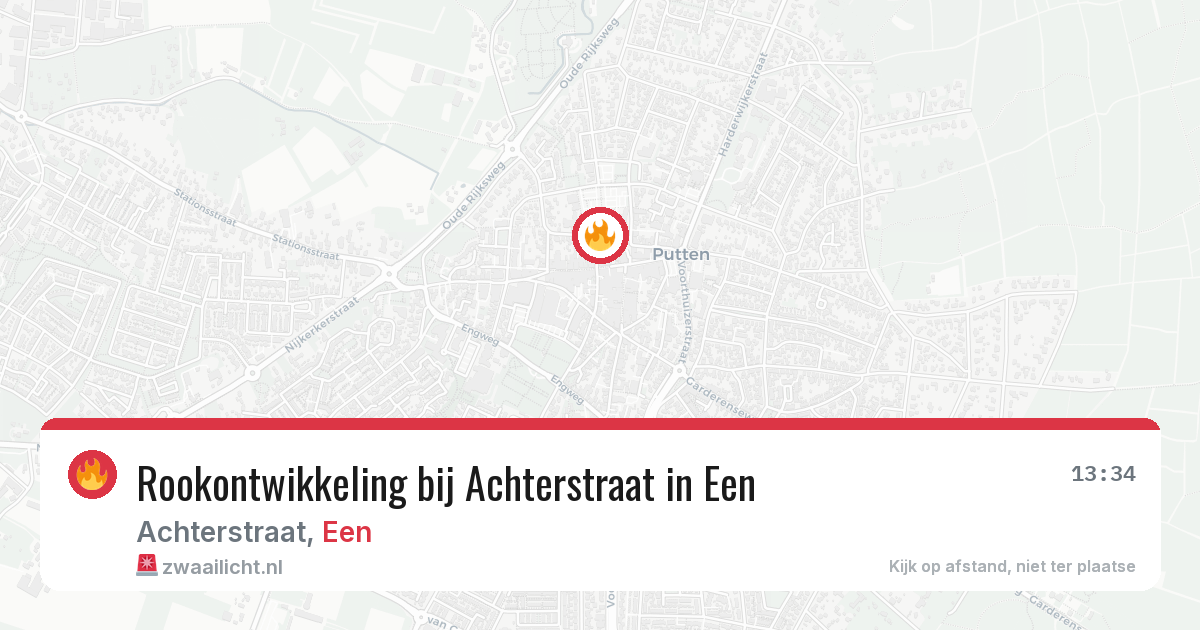 Rookontwikkeling bij Achterstraat in Een — 30 apr 2026