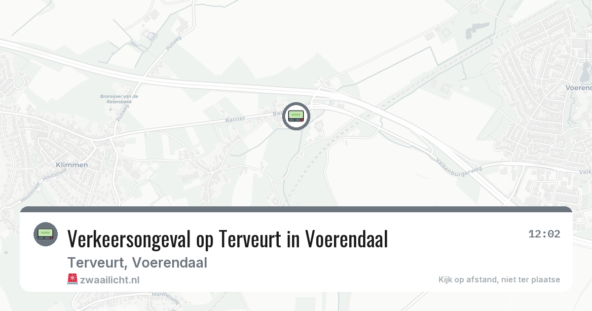 Verkeersongeval op Terveurt in Voerendaal — 18 apr 2026
